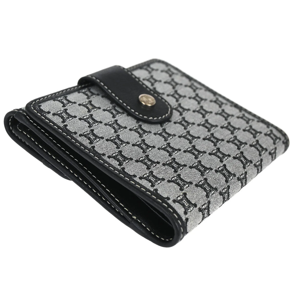 Celine * Gray Macadam Wallet - Image 4