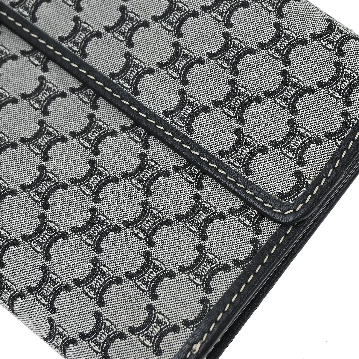 Celine * Gray Macadam Wallet - Image 7