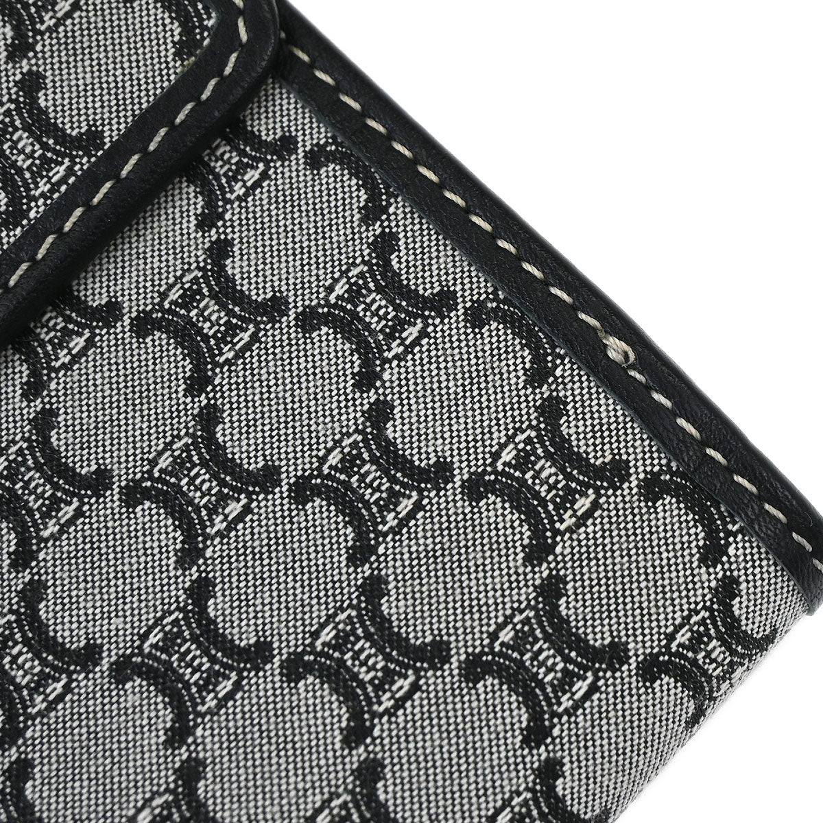 Celine * Gray Macadam Wallet - Image 9