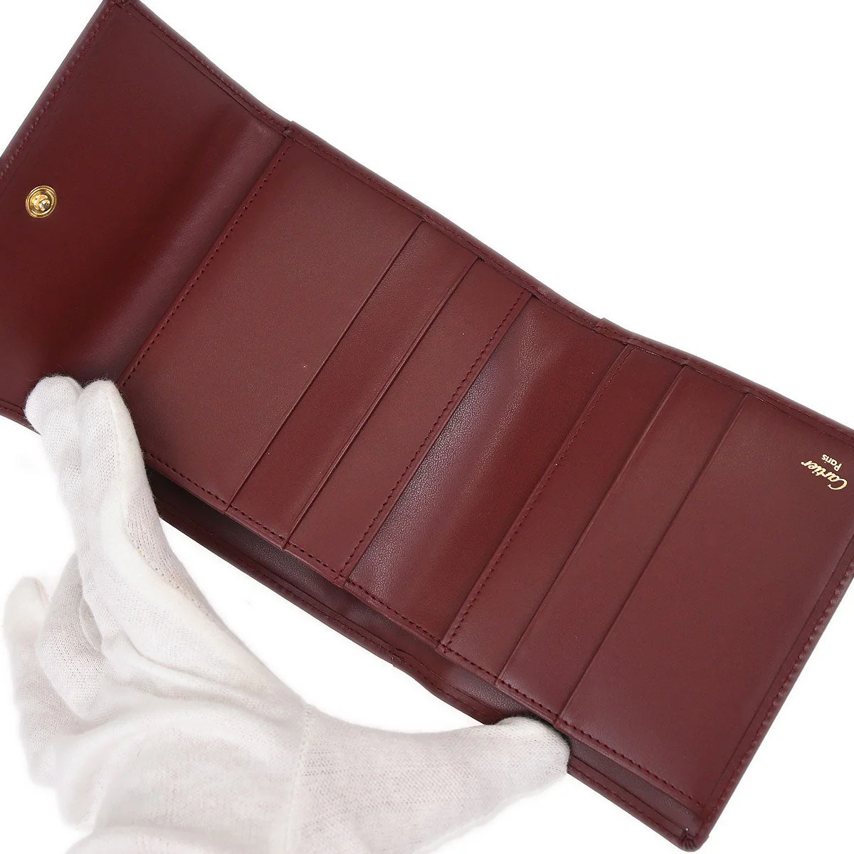 Cartier Bordeaux Must de Cartier Wallet - Image 11