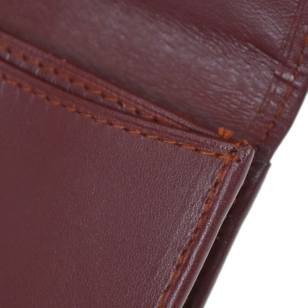 Cartier Must de Cartier Bordeaux Coin Purse Wallet - Image 13