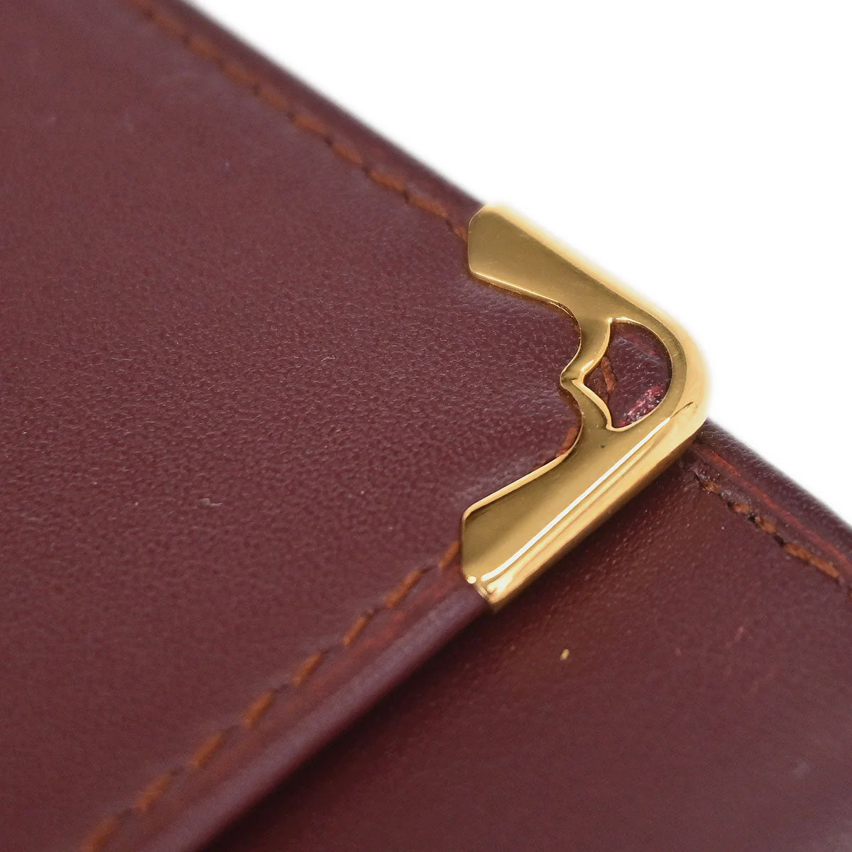 Cartier Must de Cartier Bordeaux Coin Purse Wallet - Image 5