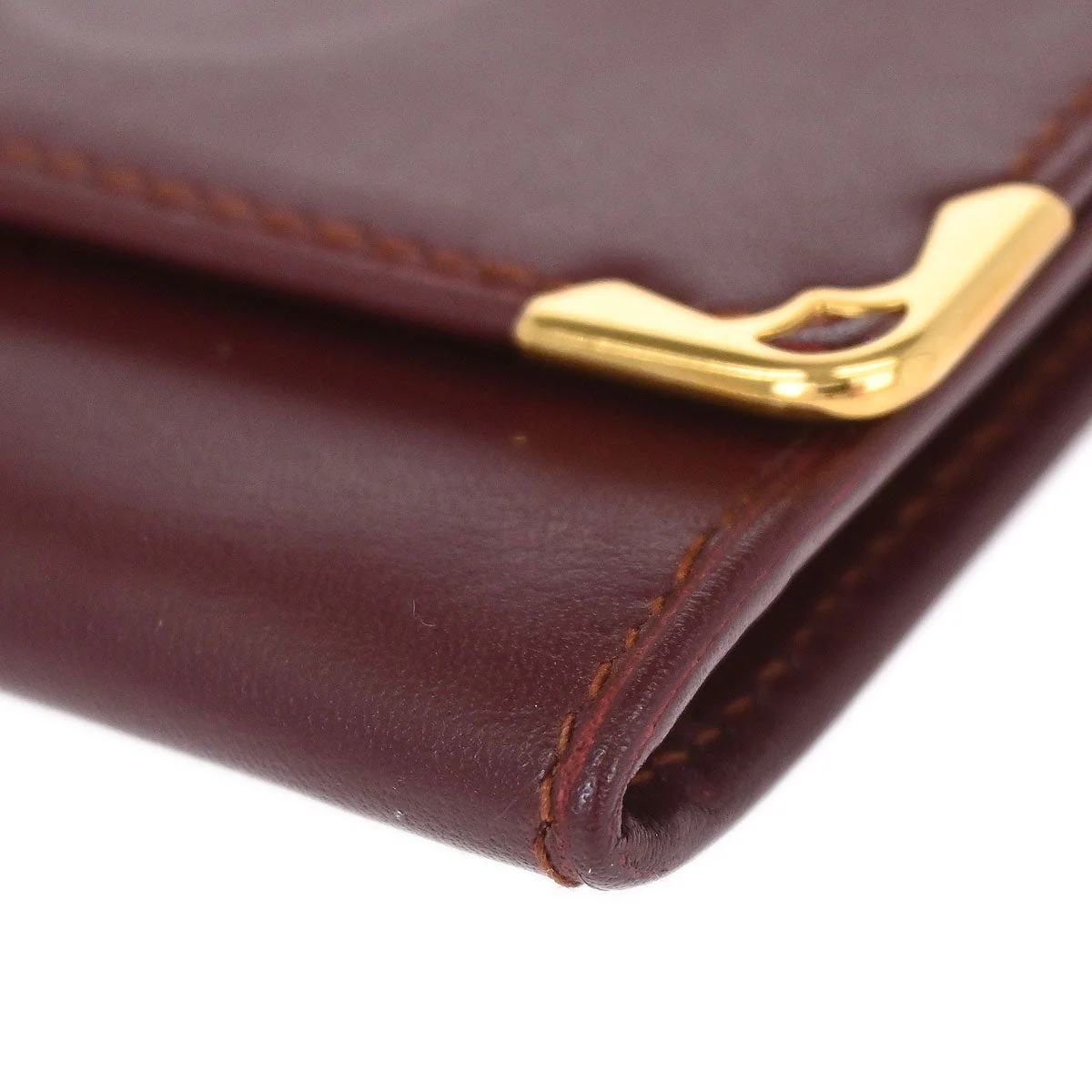 Cartier Must de Cartier Bordeaux Coin Purse Wallet - Image 6