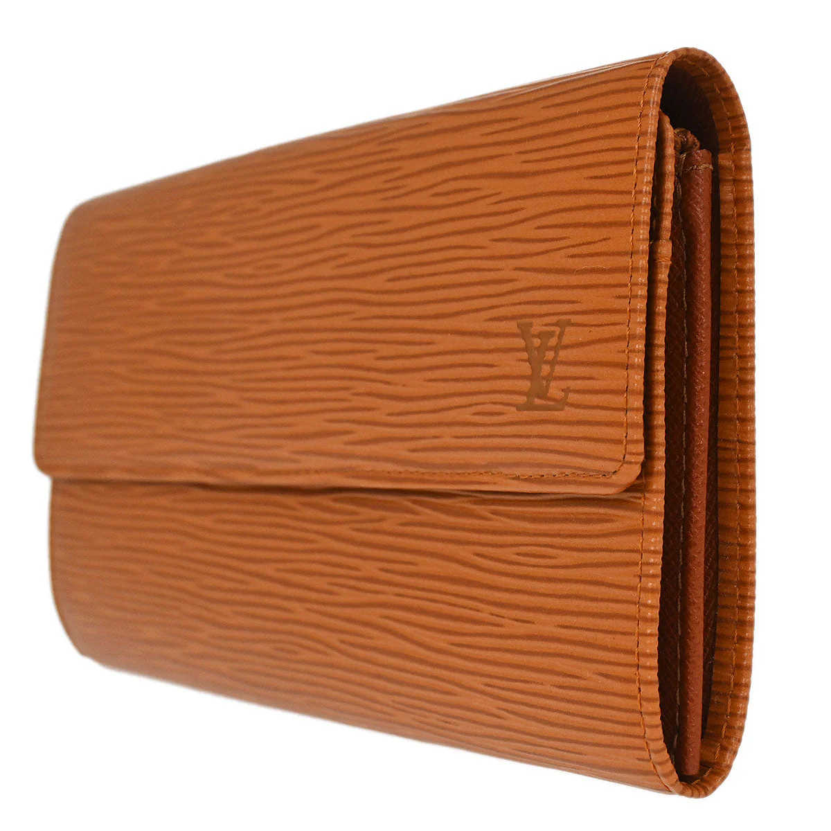 Louis Vuitton 1999 Brown Epi Porte Monnaie Credit Wallet M63578 - Image 3