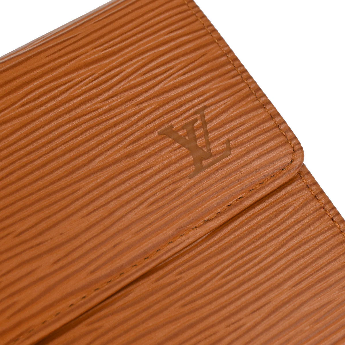 Louis Vuitton 1999 Brown Epi Porte Monnaie Credit Wallet M63578 - Image 4