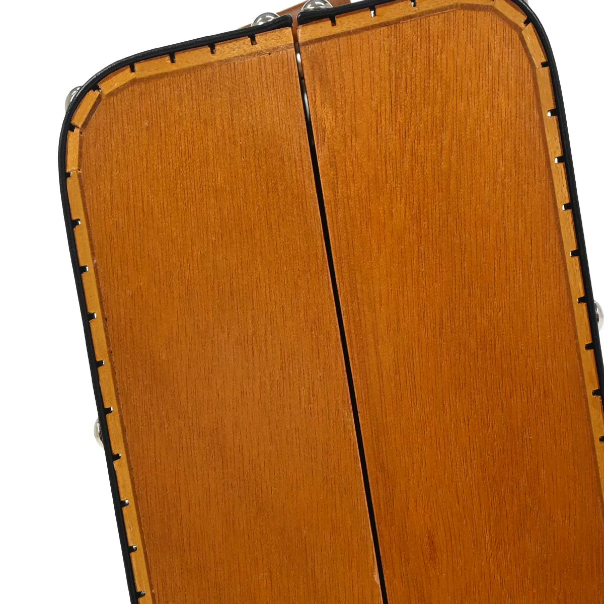 Chanel Brown Black Wood Vanity Handbag Box - Image 5