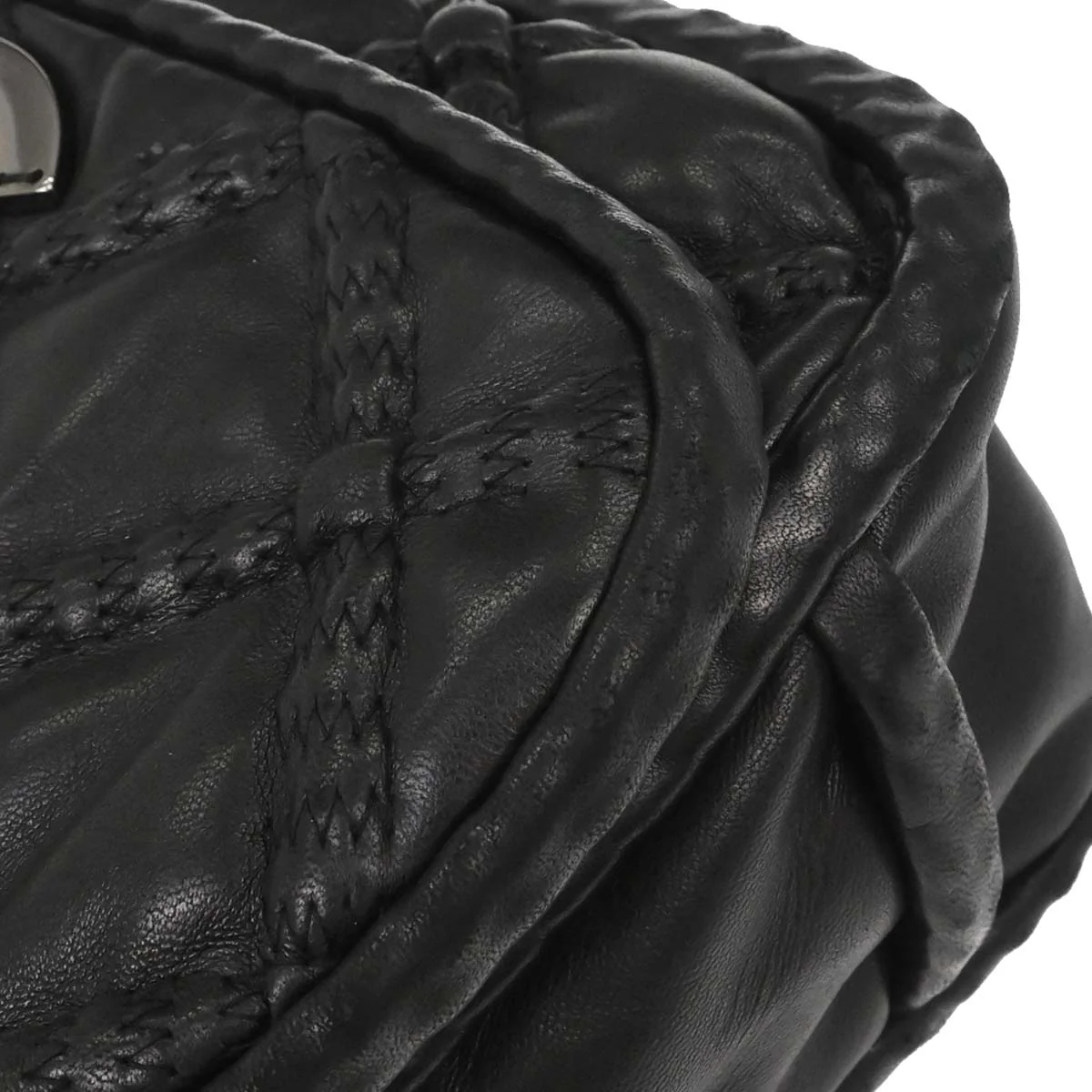 Chanel Black Lambskin Handbag - Image 5