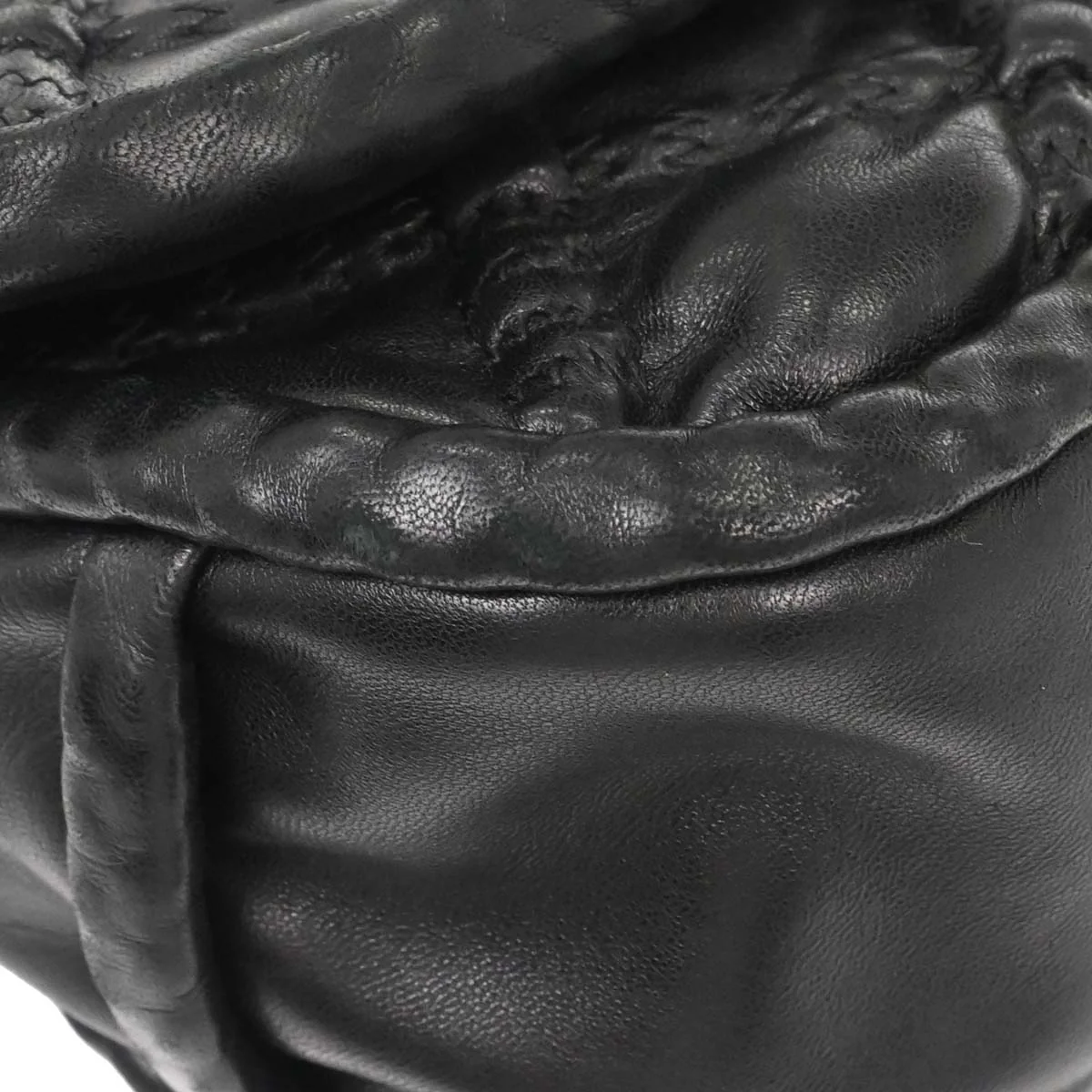 Chanel Black Lambskin Handbag - Image 6