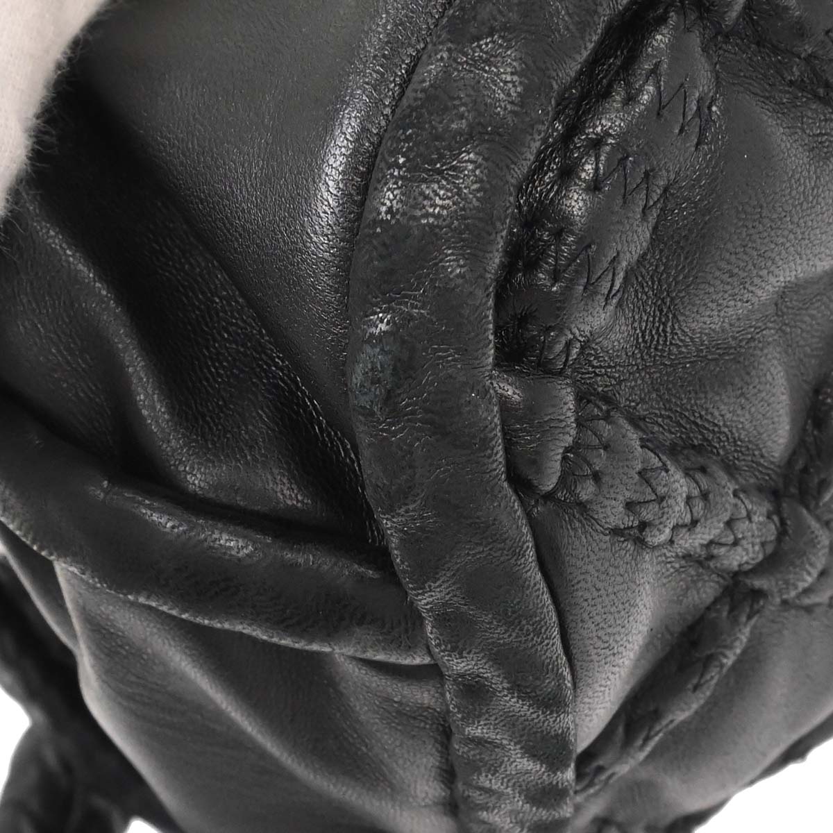Chanel Black Lambskin Handbag - Image 8