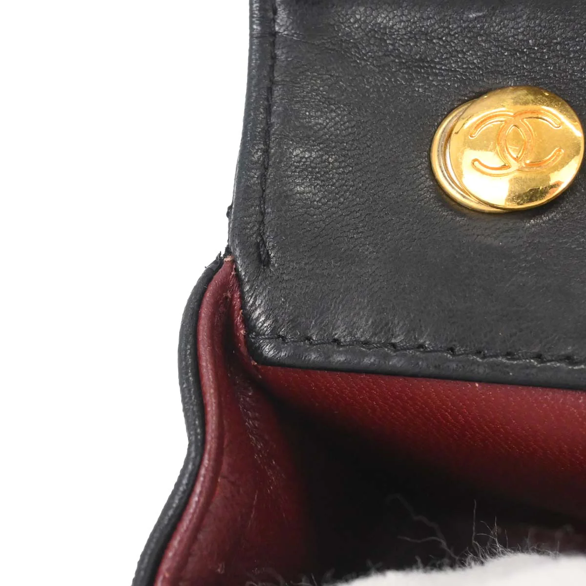 Chanel 1989-1991 Black Lambskin Straight Flap Shoulder Bag - Image 19