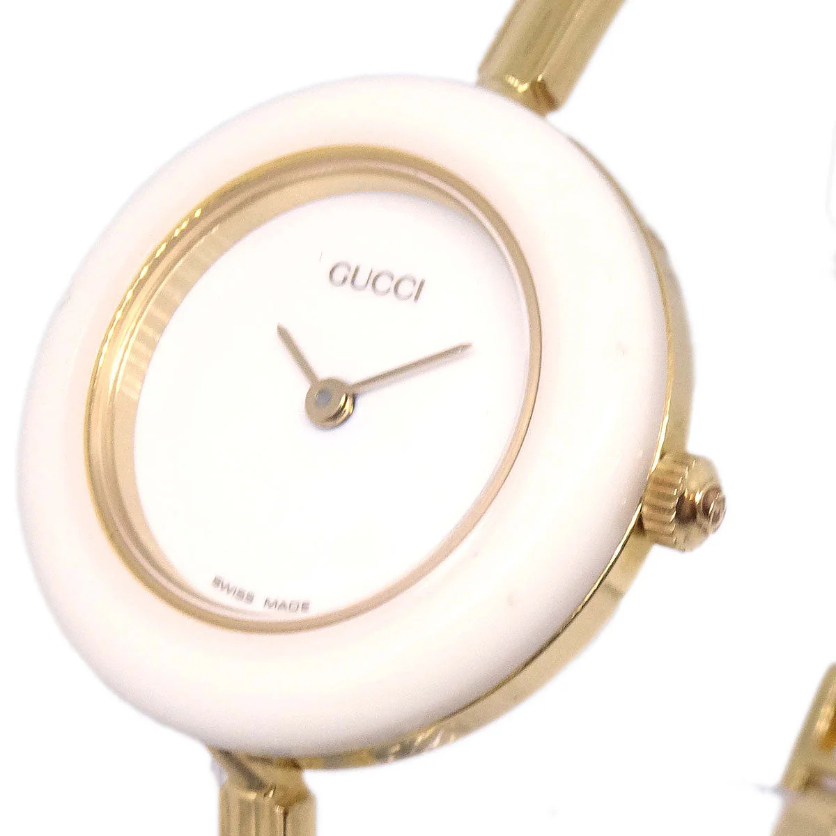 Gucci 11/12.2 Change Bezel Chameleon Quartz Watch SS - Image 5
