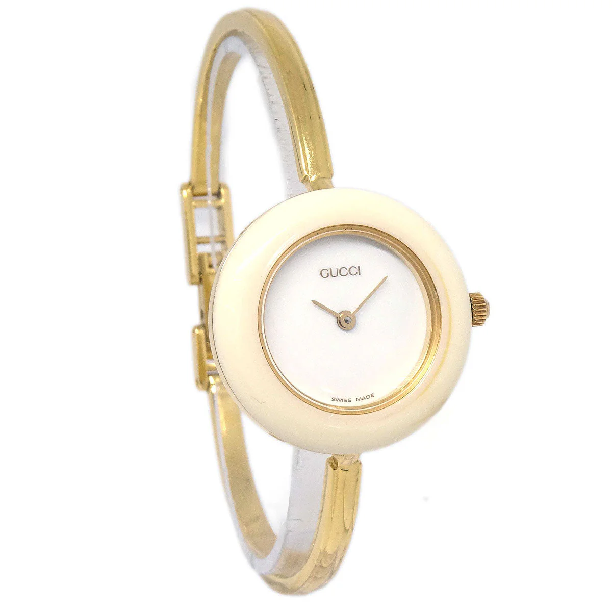 Gucci 11/12.2 Change Bezel Chameleon Quartz Watch SS - Image 4