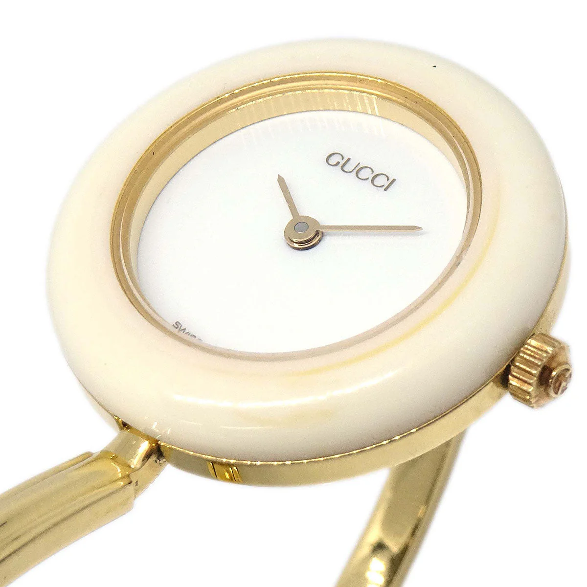 Gucci 11/12.2 Change Bezel Chameleon Quartz Watch SS - Image 9