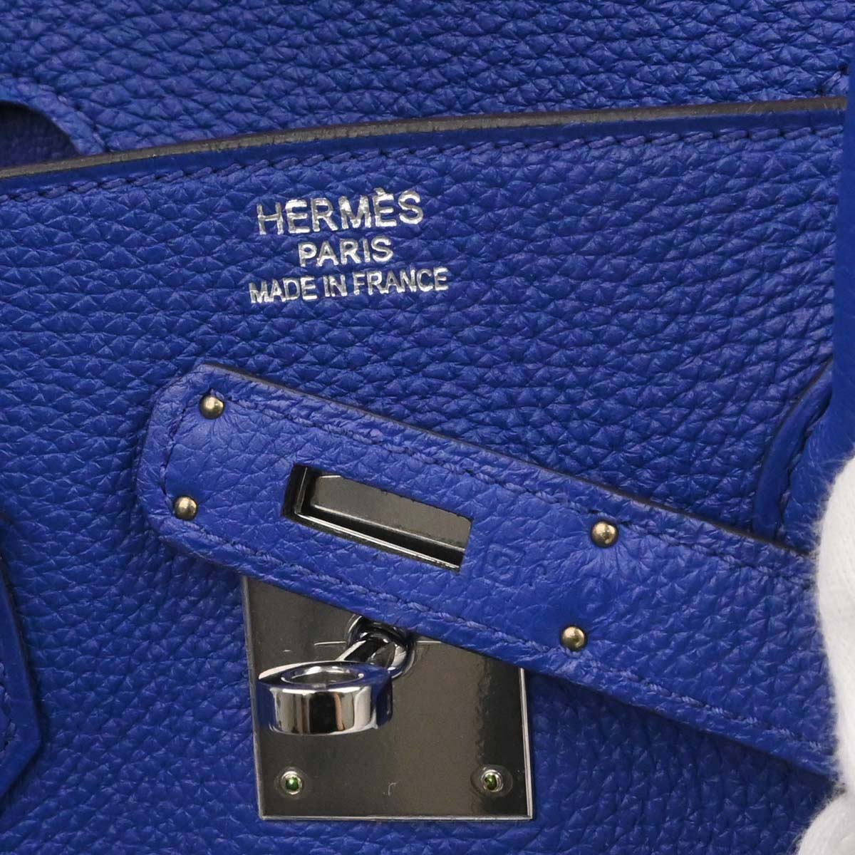 Hermes Blue Electric Togo Birkin 35 Handbag - Image 20
