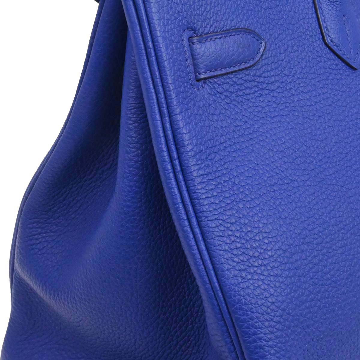 Hermes Blue Electric Togo Birkin 35 Handbag - Image 3