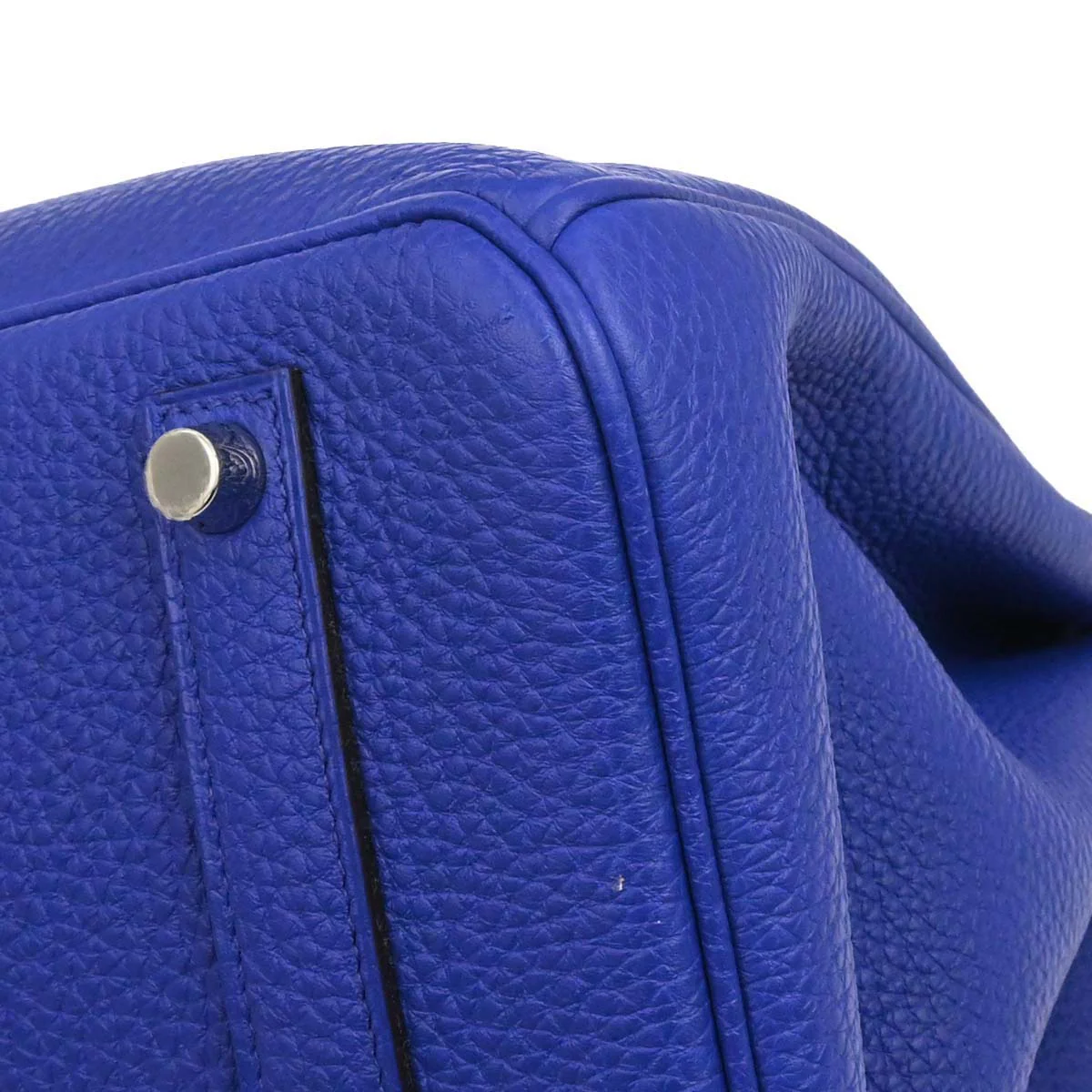 Hermes Blue Electric Togo Birkin 35 Handbag - Image 7