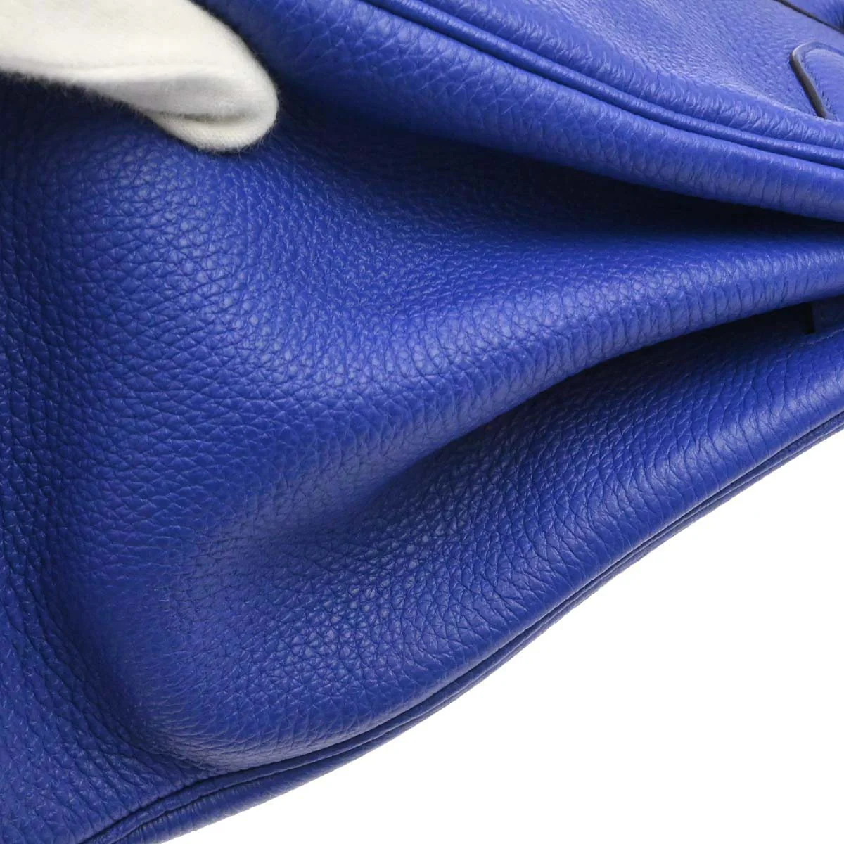Hermes Blue Electric Togo Birkin 35 Handbag - Image 9