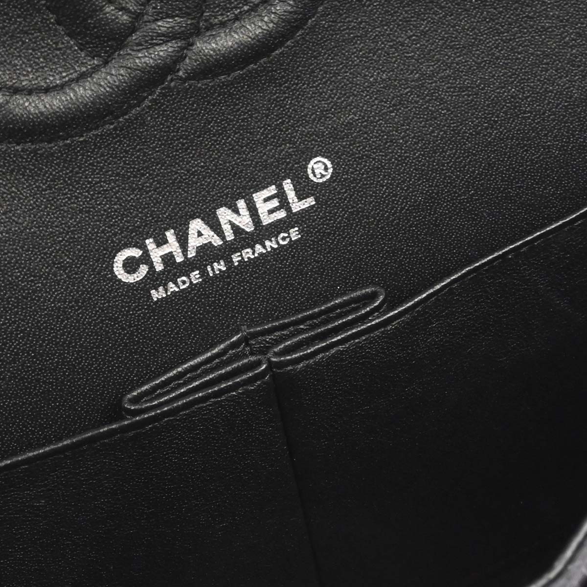 Chanel Black Nylon Medium Classic Double Flap Shoulder Bag - Image 15