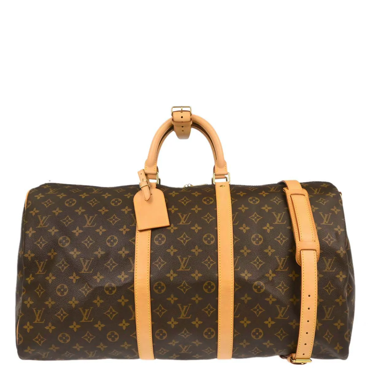 Louis Vuitton Monogram Keepall Bandouliere 55 Duffle Bag M41414