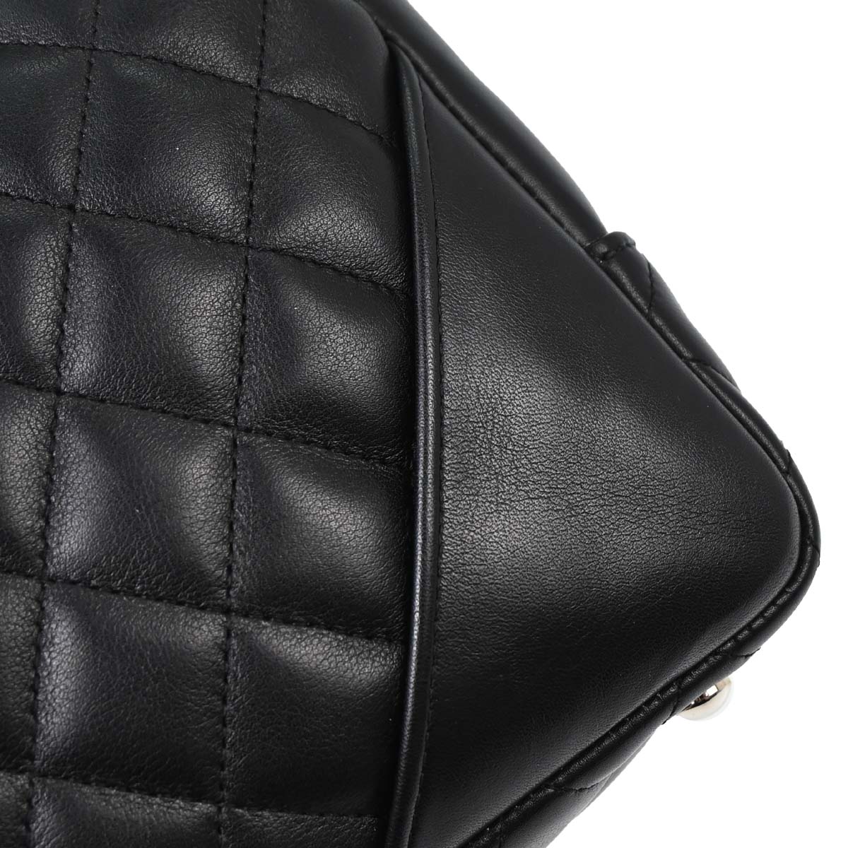 Chanel Black Calfskin Cambon Ligne Bowling Bag 27 - Image 14
