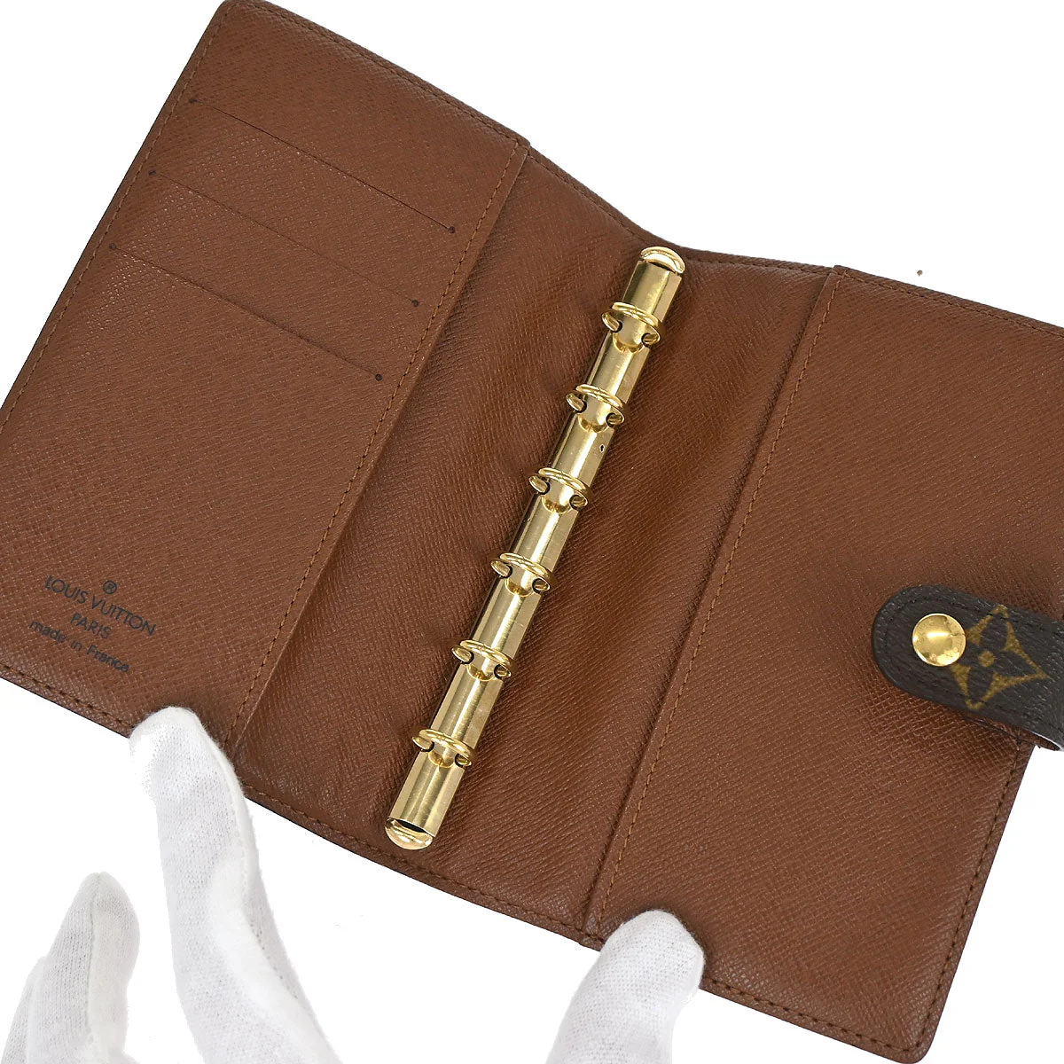Louis Vuitton 2004 Monogram Agenda PM Notebook Cover R20005 Small Good - Image 8