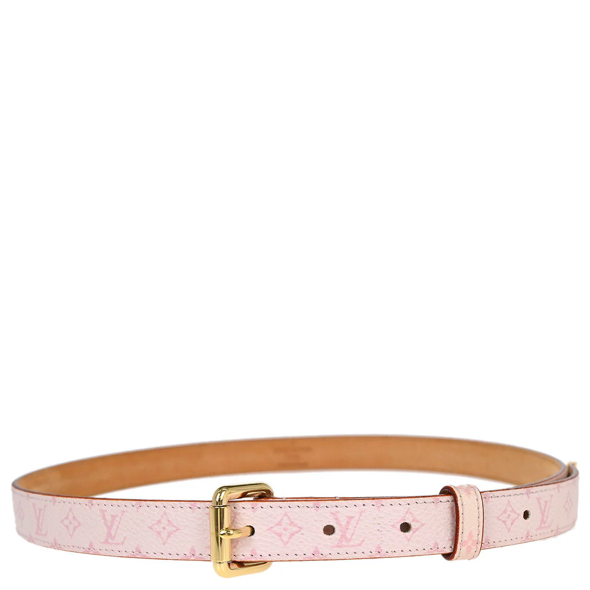 Louis Vuitton 2003 Pink Cherry Blossom Ceinture Belt M9273W #80/32 - Image 2