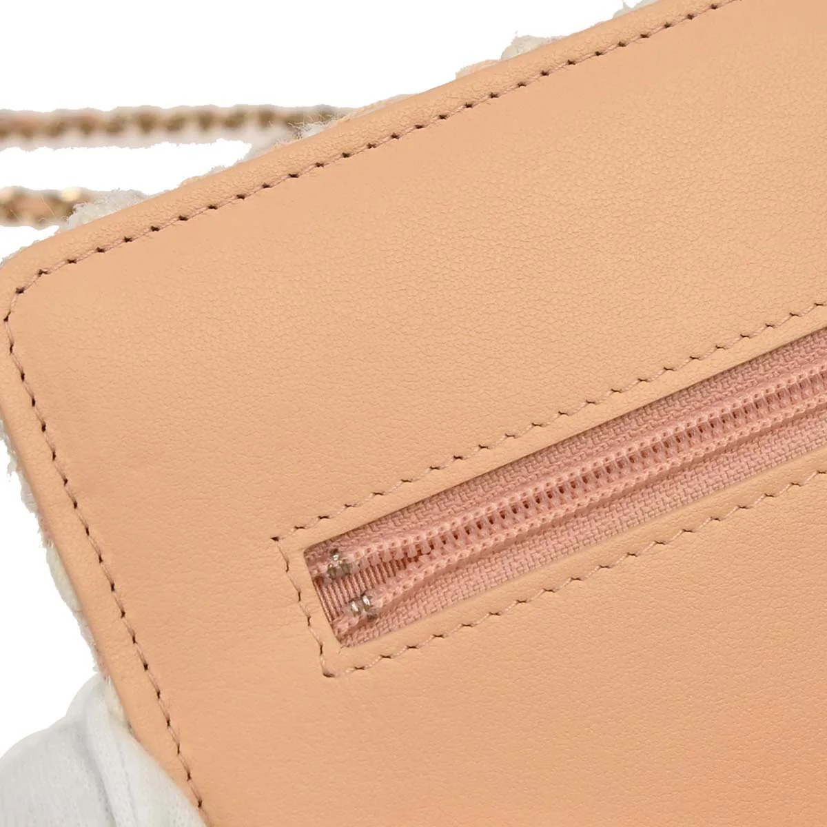 Chanel 2019 White Tweed Classic WOC Wallet On Chain - Image 14