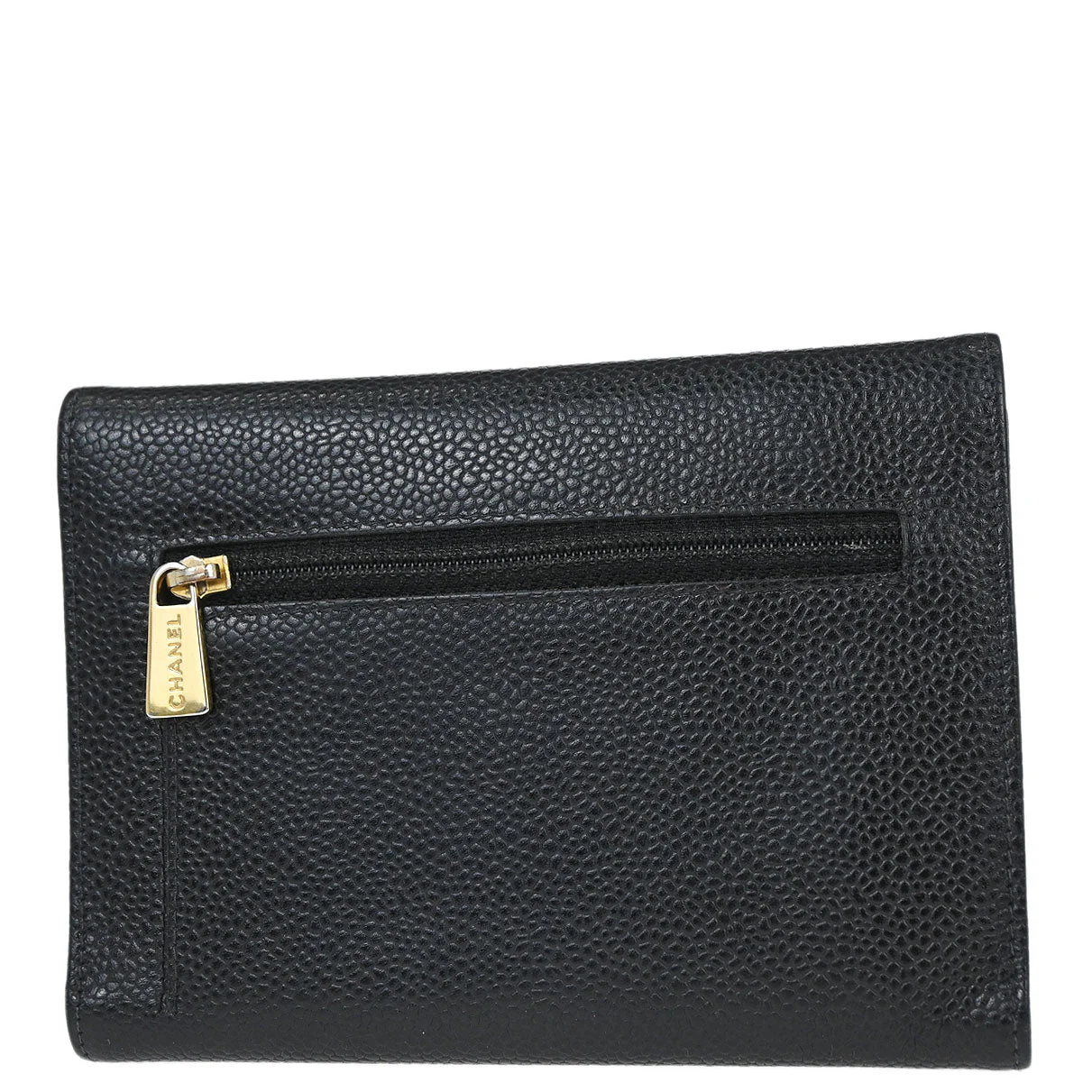 Chanel 2005-2006 Black Caviar Skin Wallet - Image 2