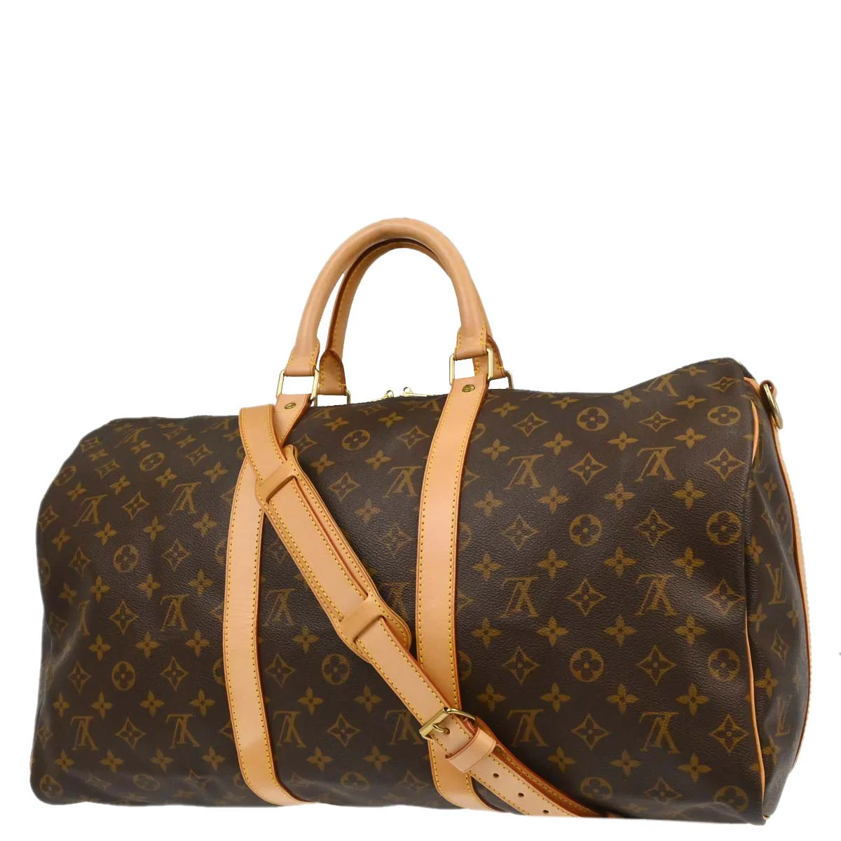 Louis Vuitton Monogram Keepall Bandouliere 50 Duffle Bag M41416 - Image 2