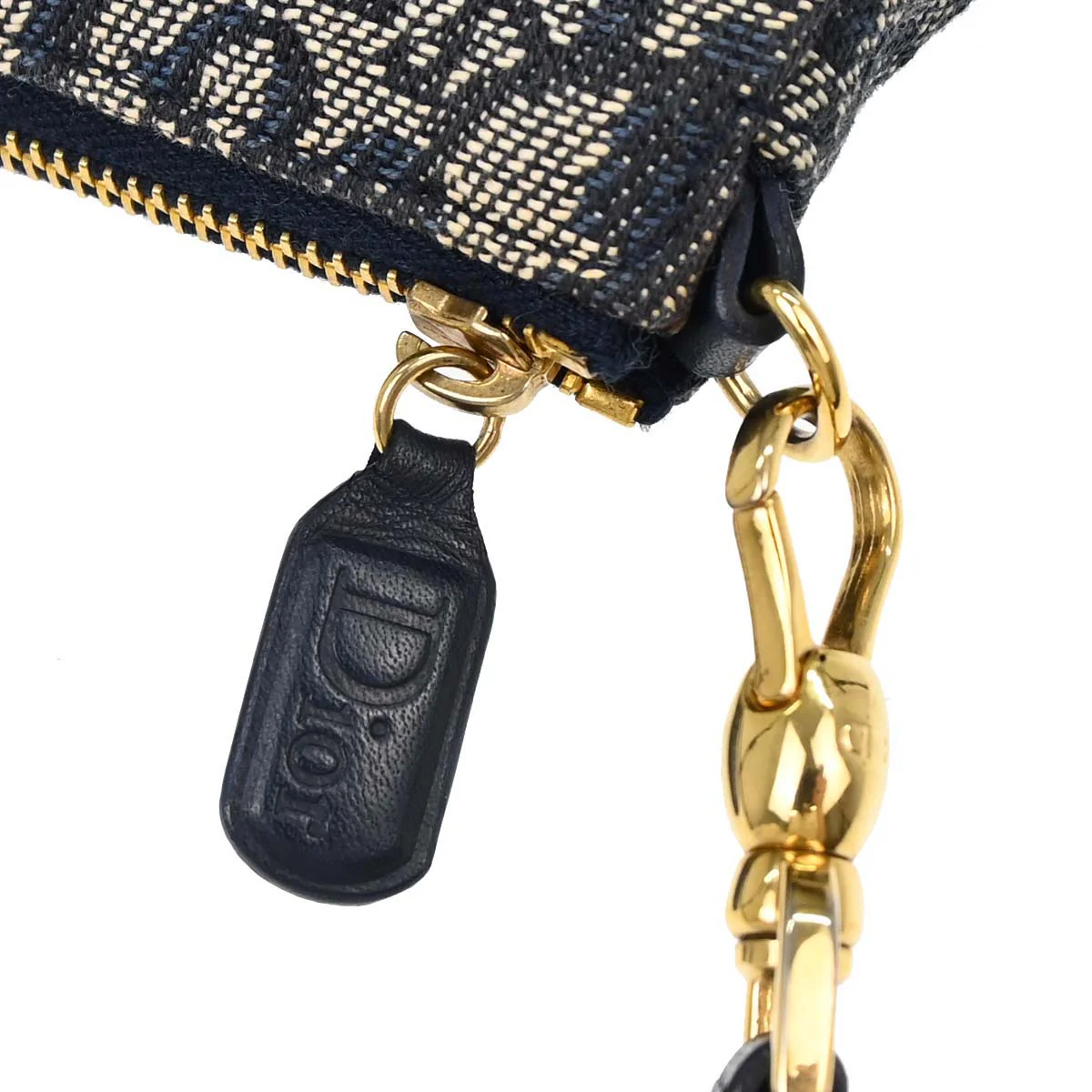 Christian Dior Navy Trotter Saddle Handbag - Image 3