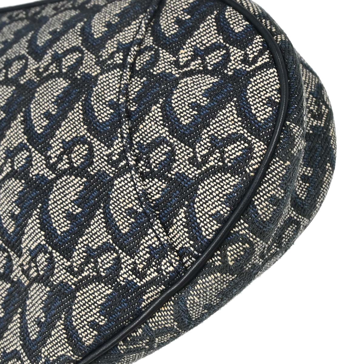 Christian Dior Navy Trotter Saddle Handbag - Image 6