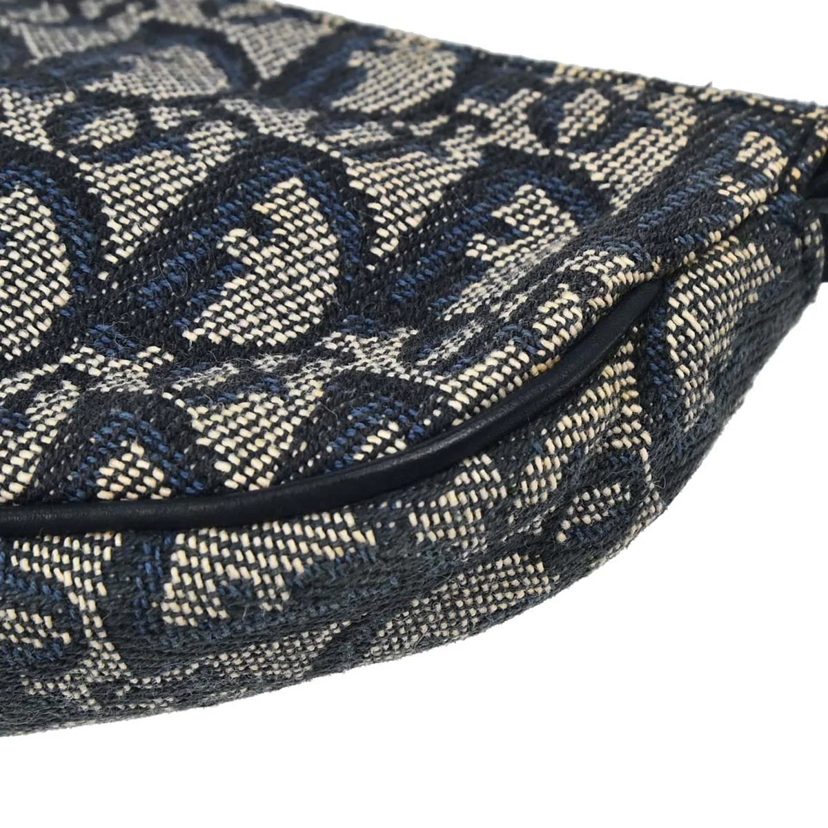 Christian Dior Navy Trotter Saddle Handbag - Image 9