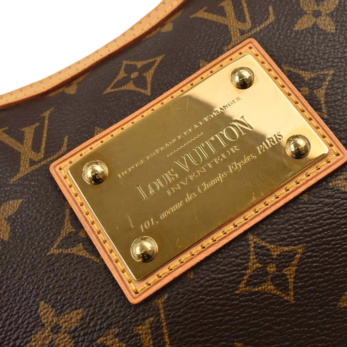 Louis Vuitton 2011 Monogram Thames PM Hobo Handbag M56384 - Image 11