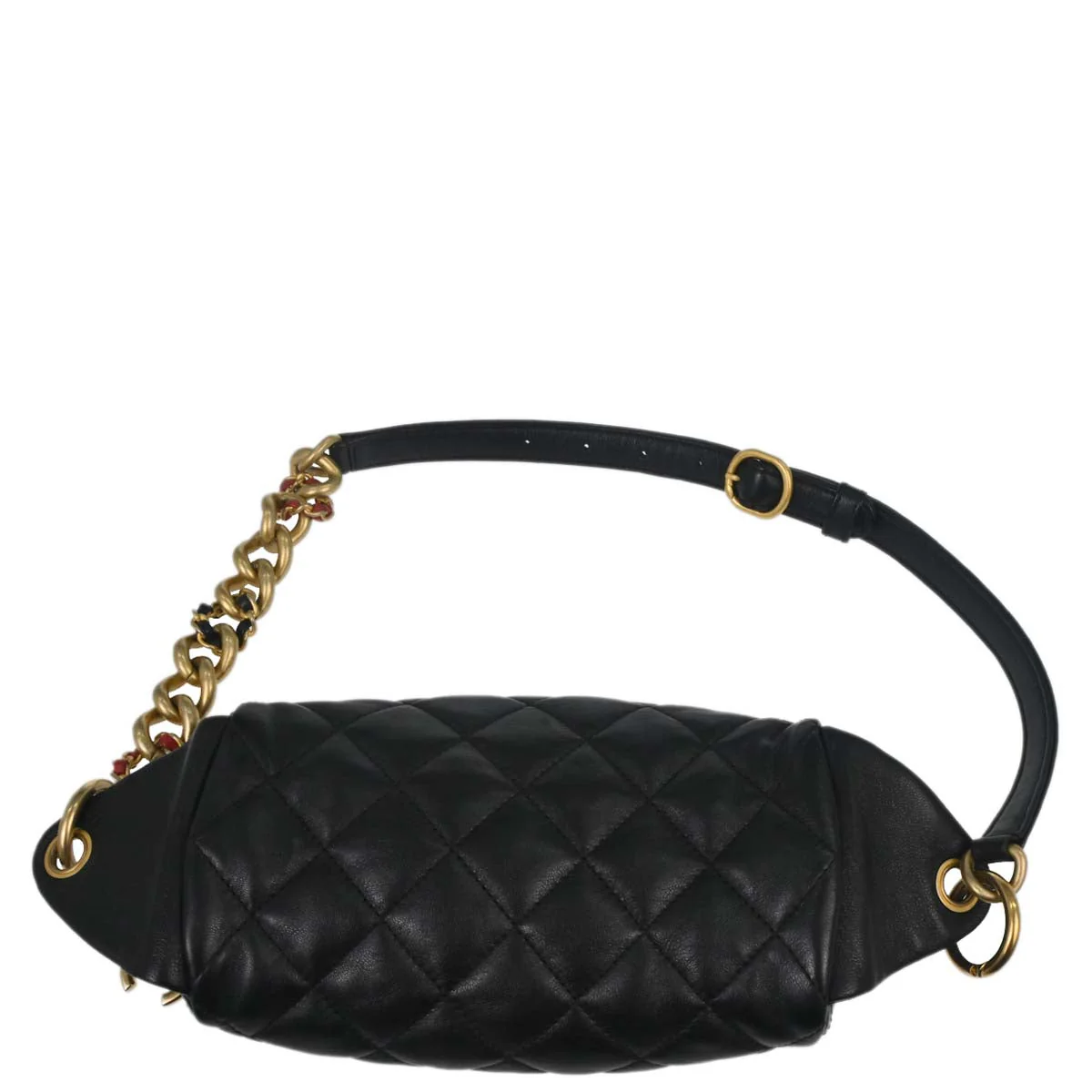 Chanel 2019 Black Lambskin Waist Bum Bag - Image 2