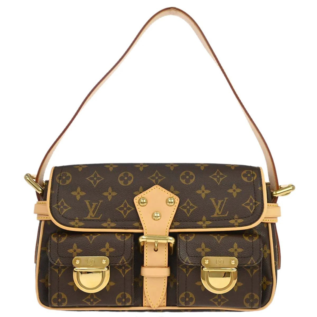 Louis Vuitton Monogram Hudson PM Shoulder Bag M40027