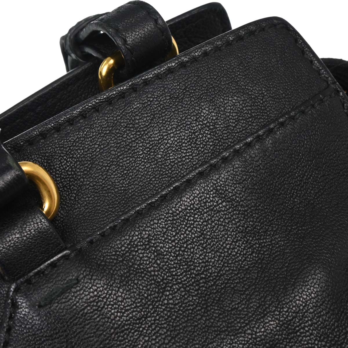 Yves Saint Laurent Black Leather Cabas Chic 2way Shoulder Handbag - Image 10