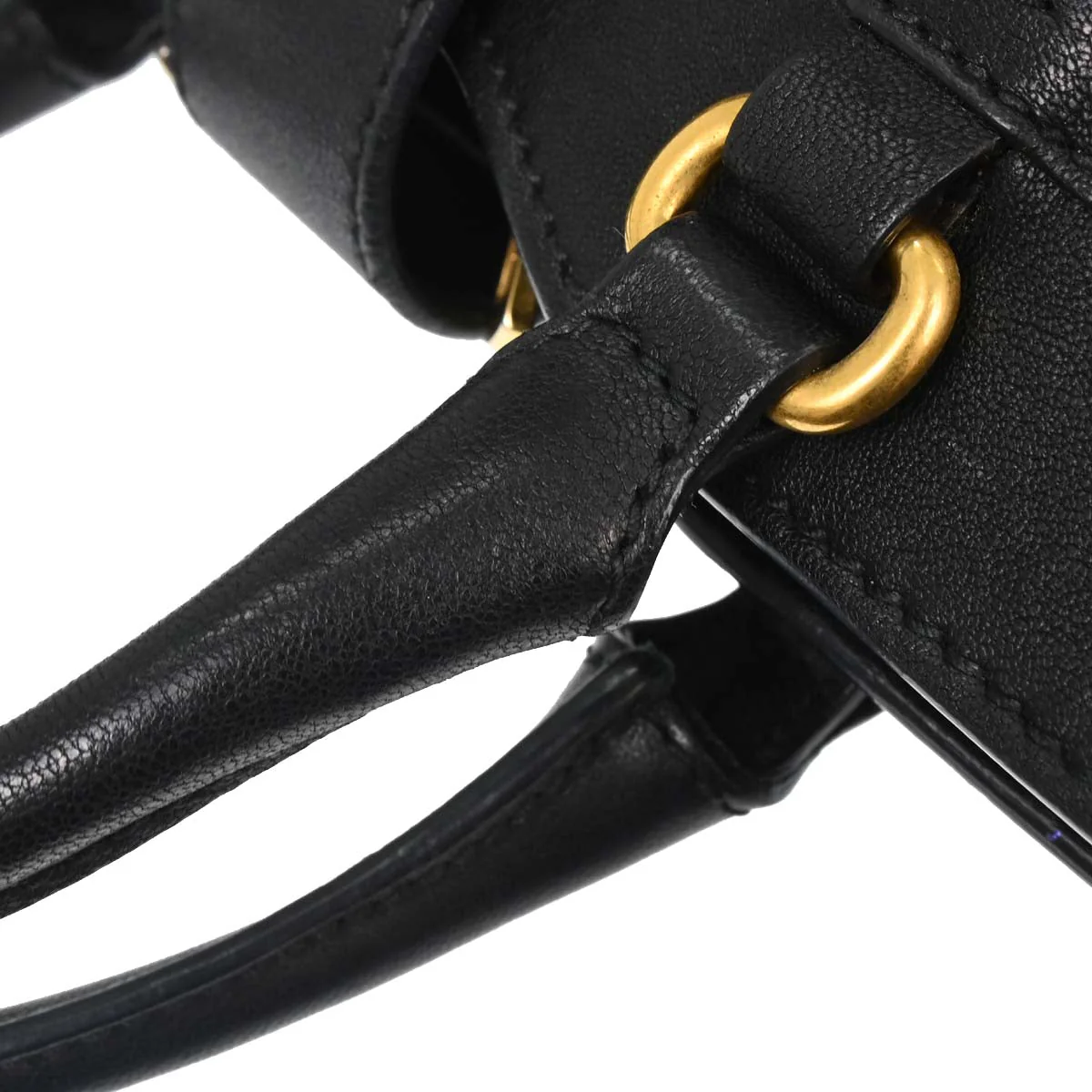 Yves Saint Laurent Black Leather Cabas Chic 2way Shoulder Handbag - Image 17