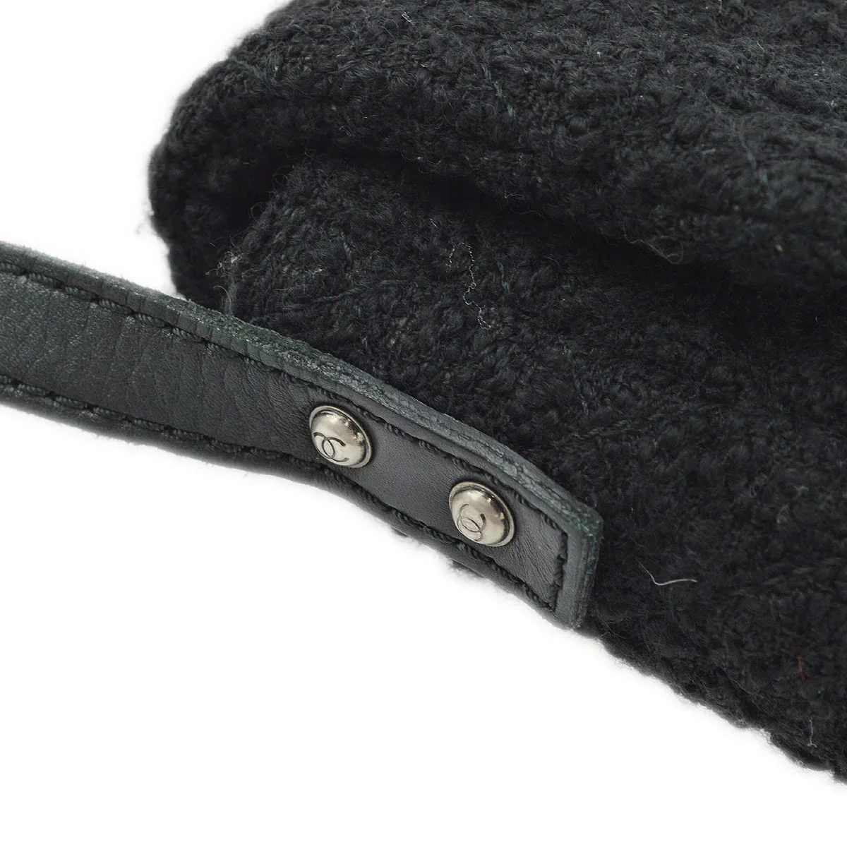 Chanel 2009-2010 Tweed Mademoiselle Lock Shoulder Bag - Image 7
