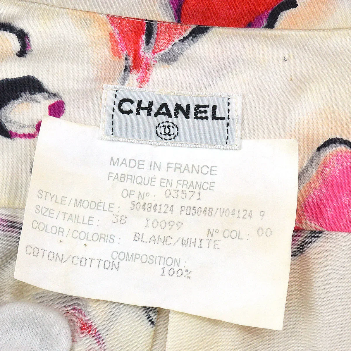 Chanel Lipstick Pattern Cotton Shirt #38 - Image 8