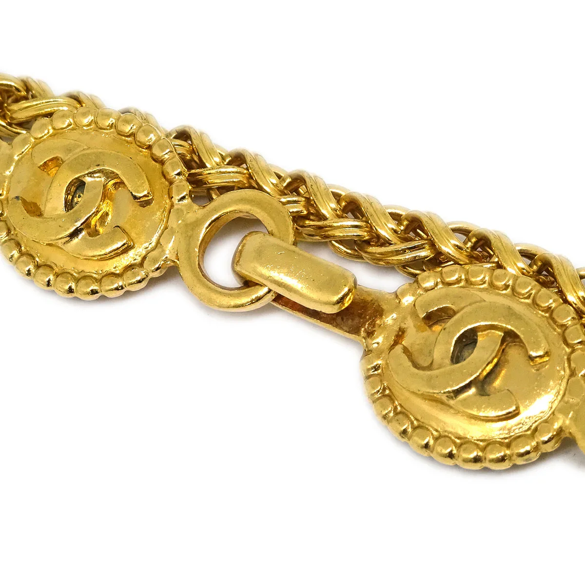 Chanel Gold Pendant Necklace 96A - Image 3