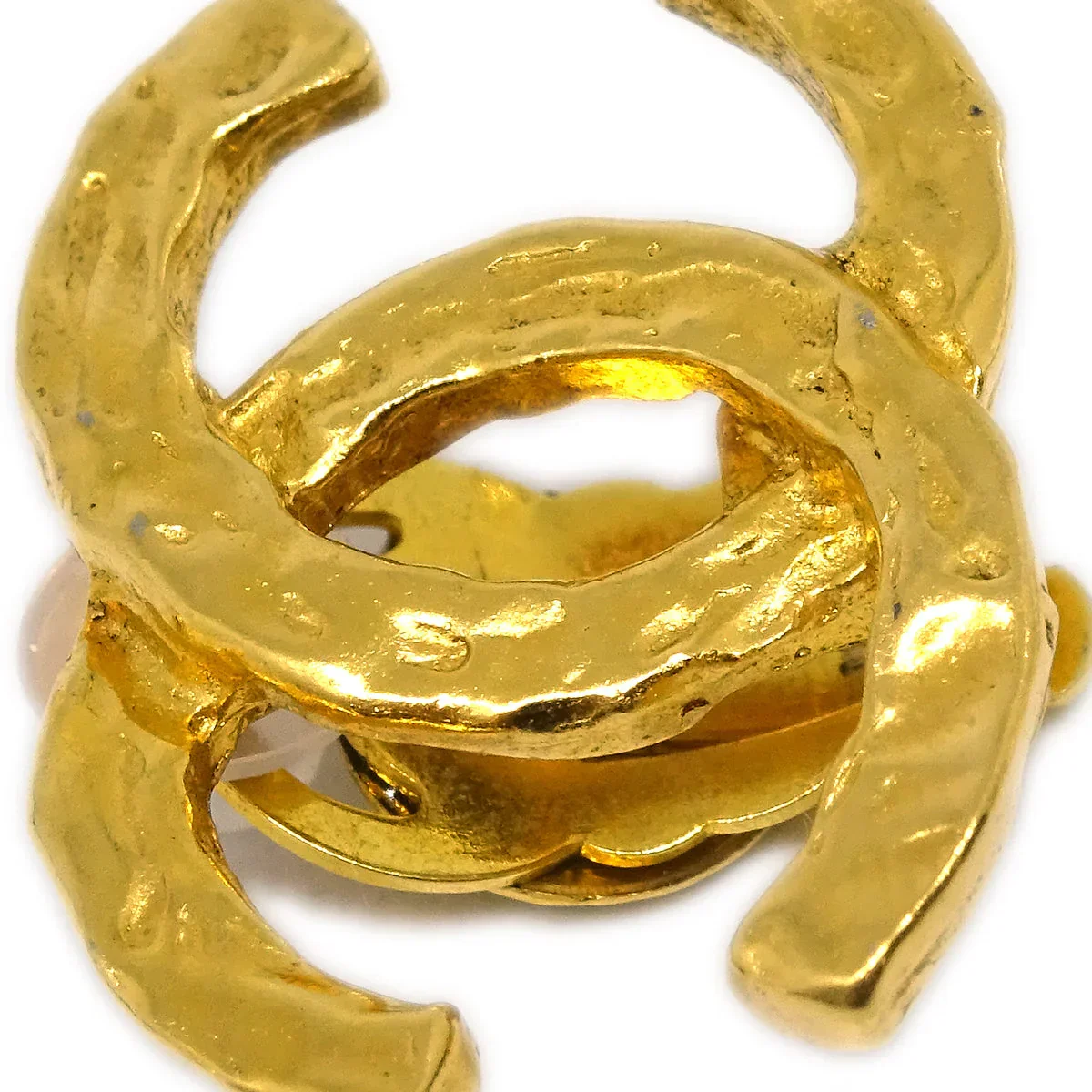 Chanel Gold CC Earrings Clip-On - Image 2