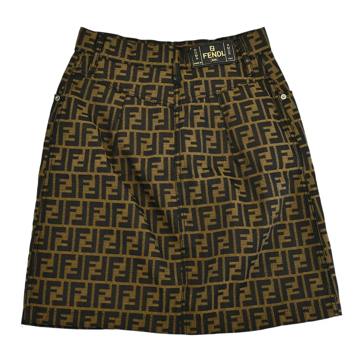 Fendi Zucca Skirt Brown #44 - Image 2