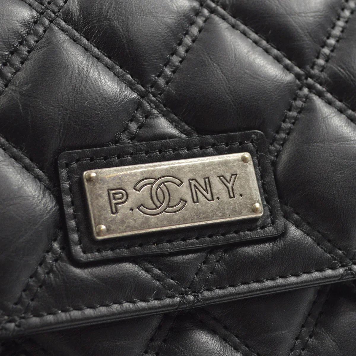 Chanel 2006-2008 Black Calfskin Bifold Wallet - Image 3