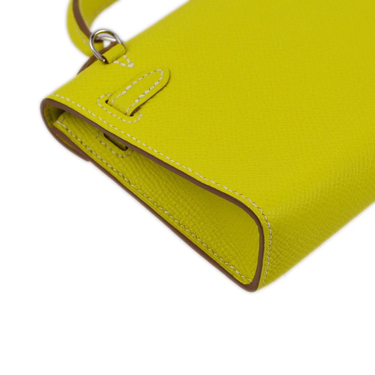 Hermes 2011 Lime Epsom Tiny Kelly 2way Shoulder Handbag - Image 3