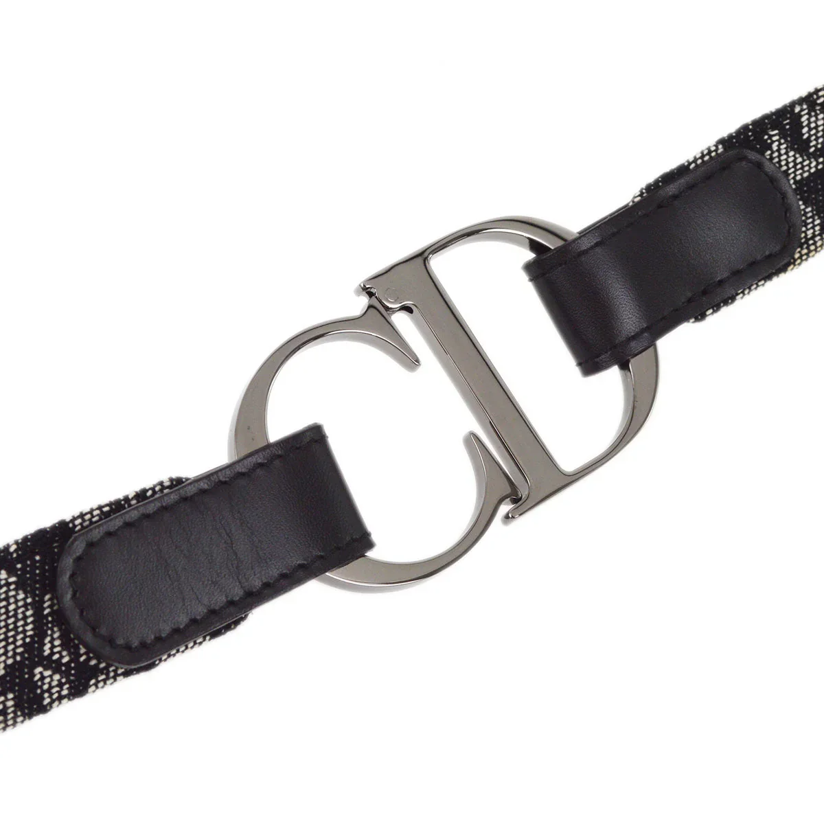Christian Dior 2002 Trotter Belt Black #75 - Image 3
