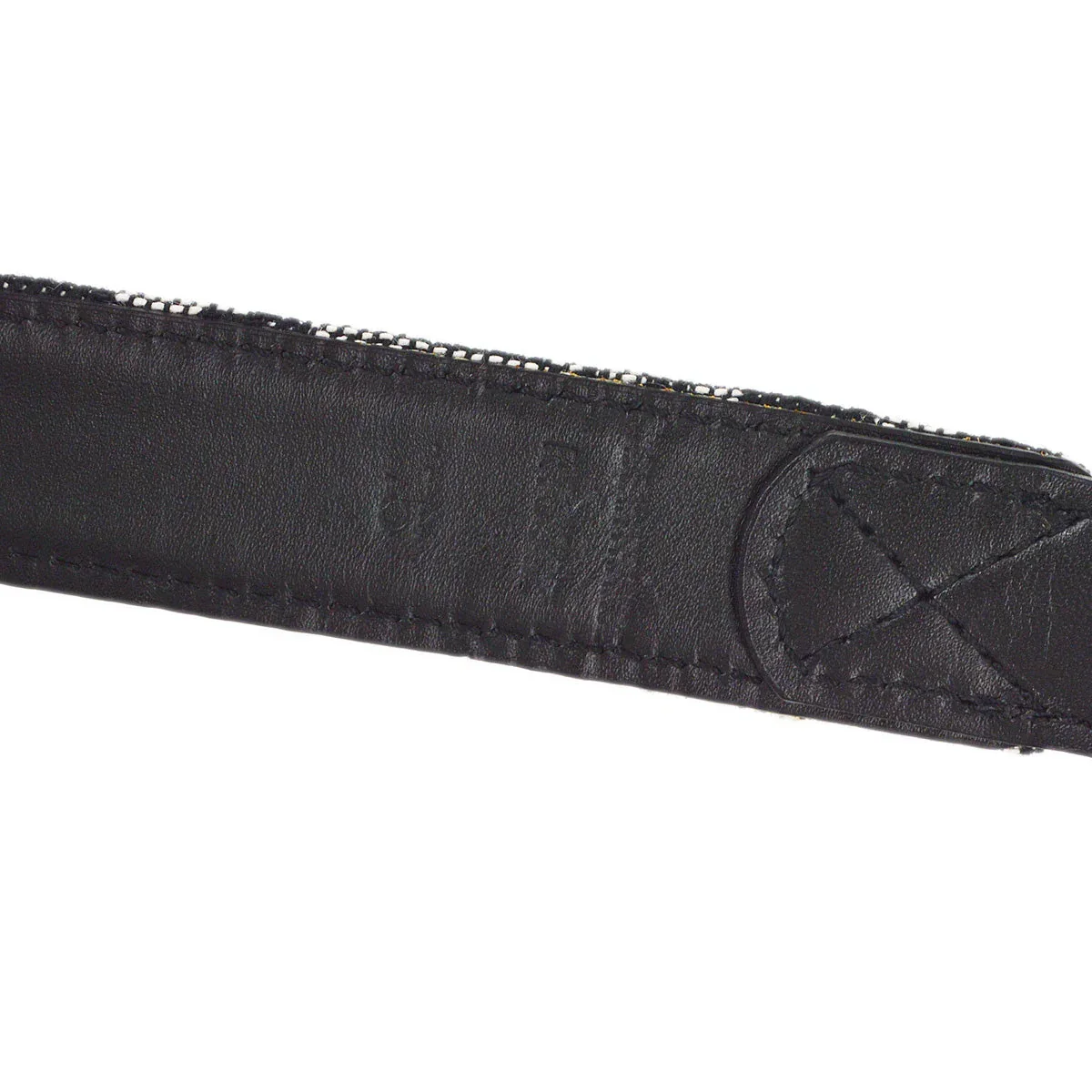Christian Dior 2002 Trotter Belt Black #75 - Image 5