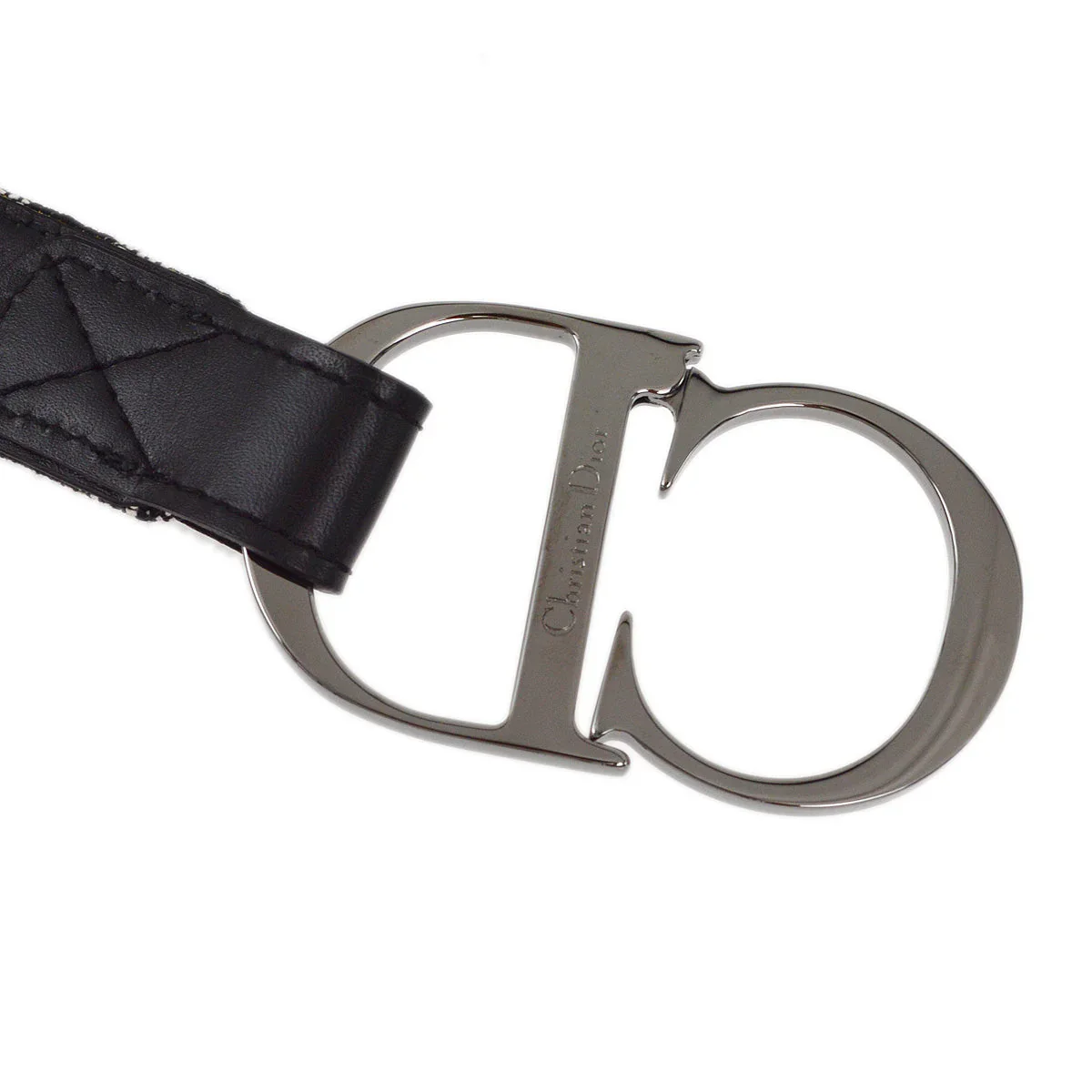 Christian Dior 2002 Trotter Belt Black #75 - Image 6