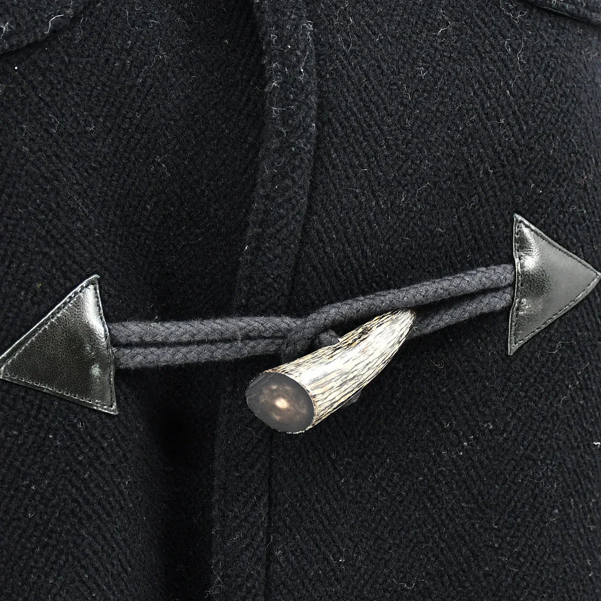 Hermes Hooded Coat Black #44 - Image 5