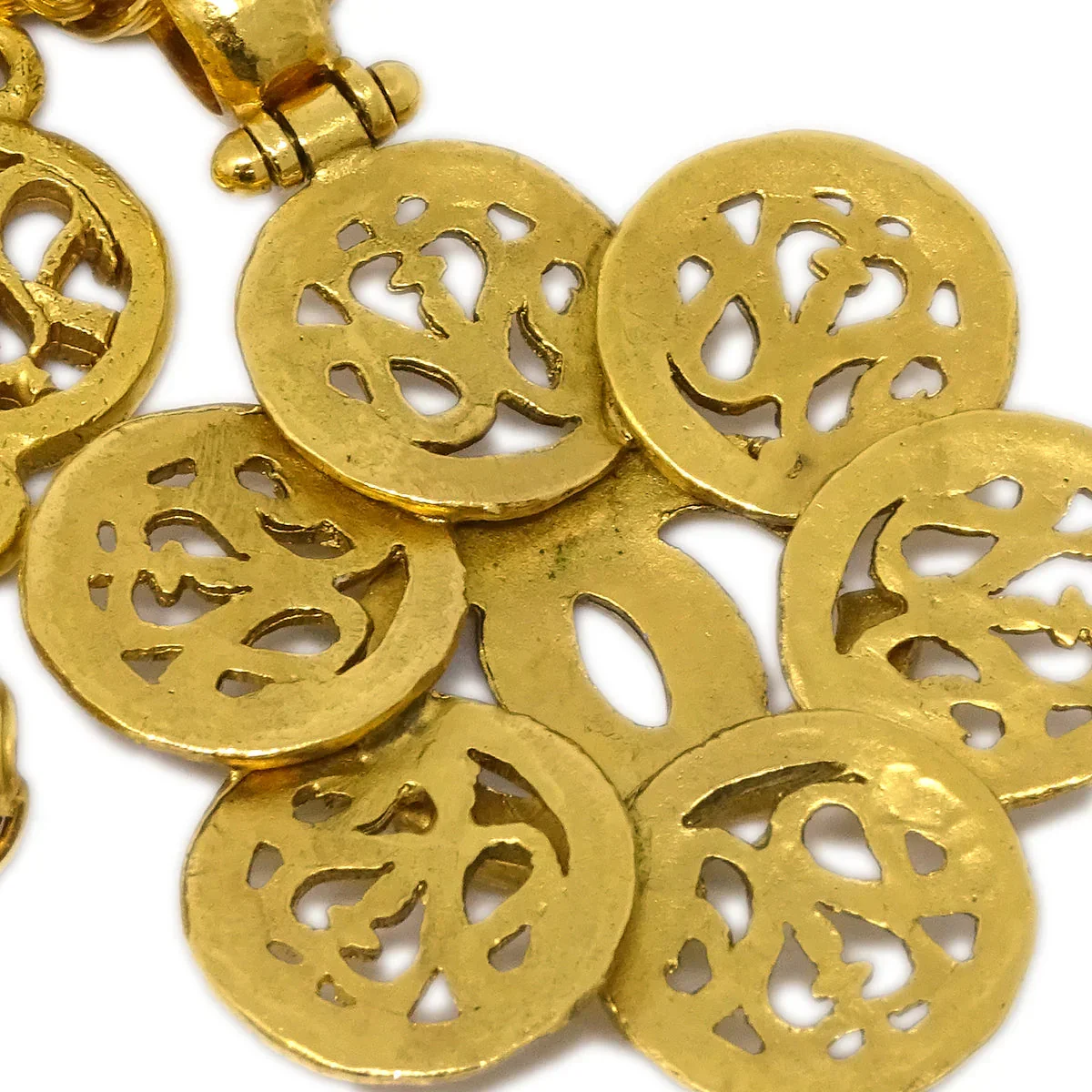Chanel Gold Pendant Necklace 95A - Image 4