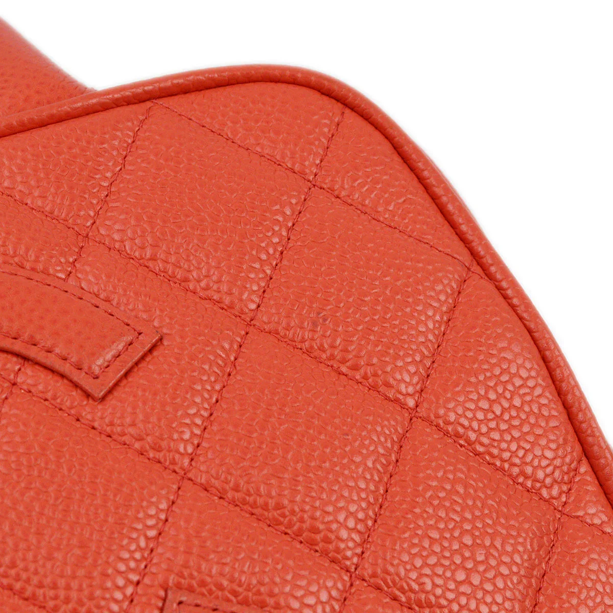 Chanel 2003-2004 Scarlet Caviar Bowling Bag 27 - Image 5